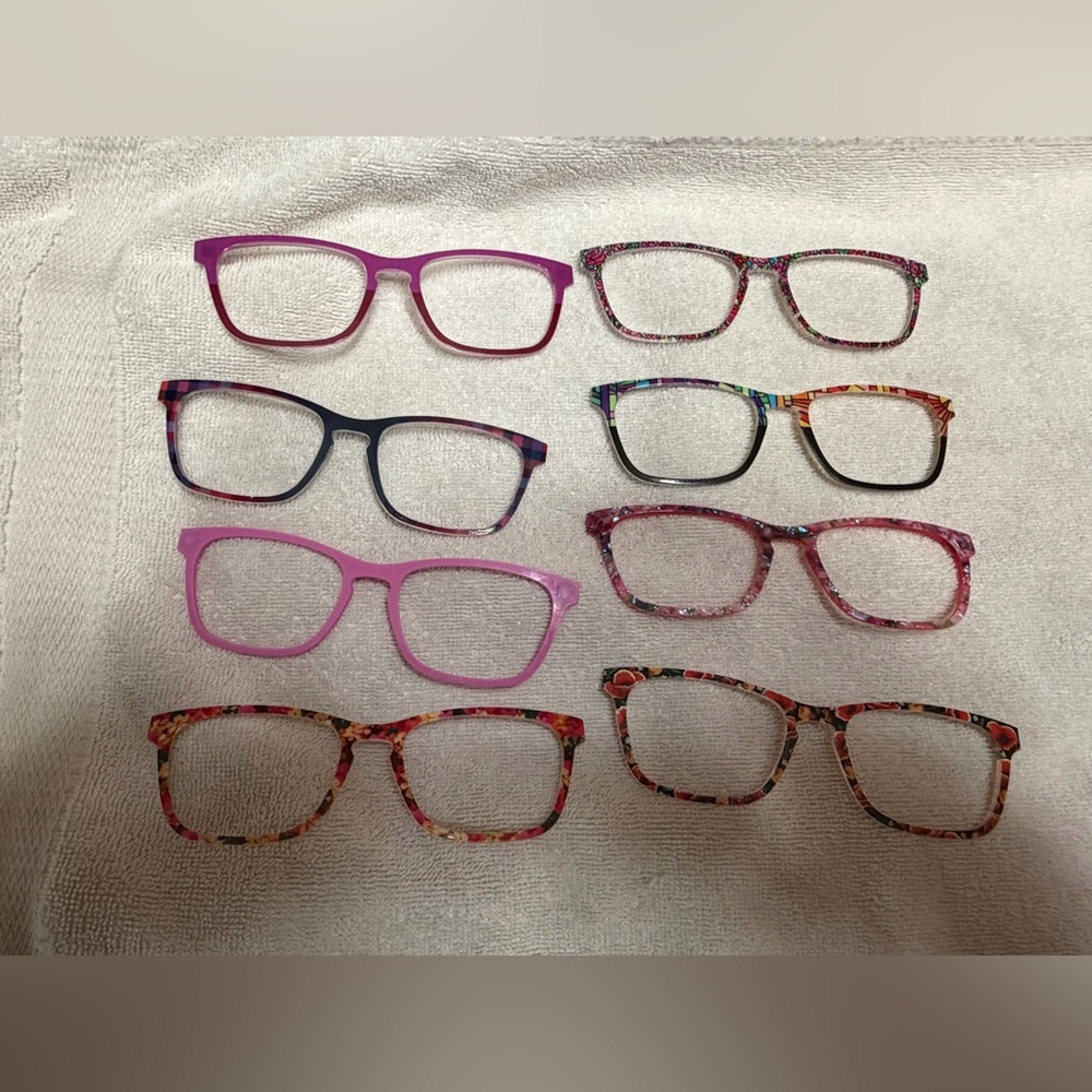 Pair Eyewear Casper Bundle - 2 Glasses Frames & cases plus 35 Toppers - Picture 2 of 5